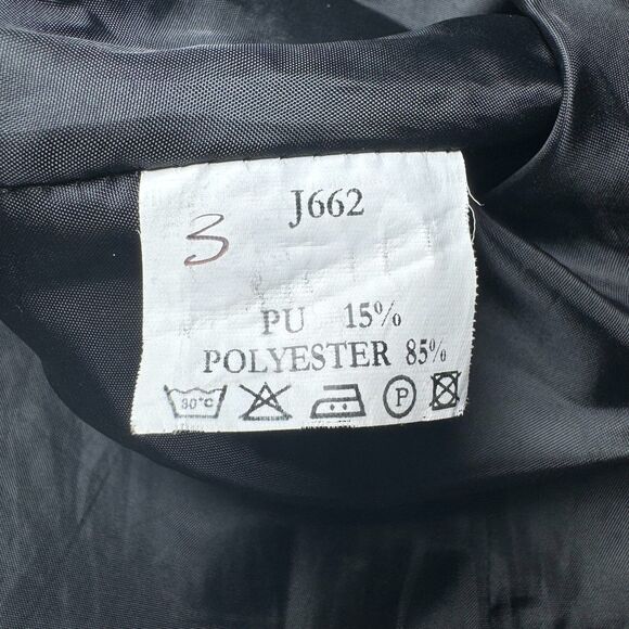 Pile Ou Face Paris Skirt Size 3 Gray Black Reptile Print Flared A Line Textured - Picture 14 of 14